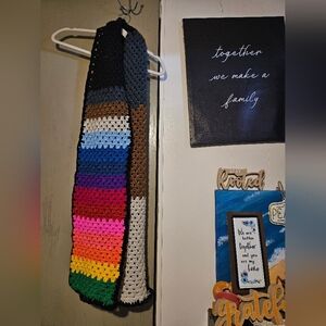 Colorful Crochet Scarf